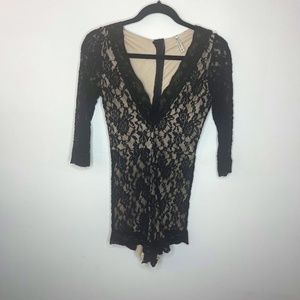 Audition brand lace romper